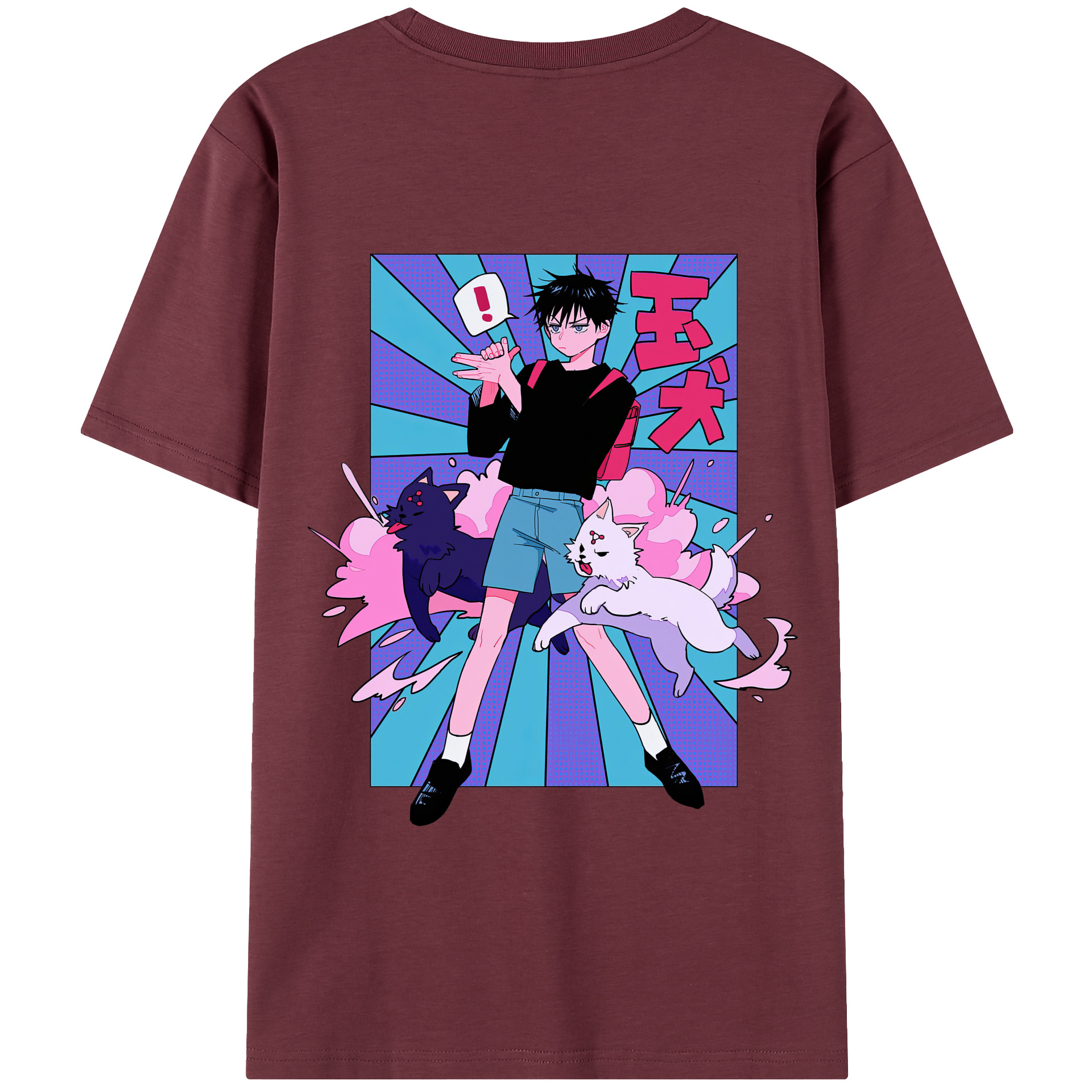 （画像用） 呪術廻戦 Jujutsu Kaisen 綿100％半袖Tシャツ（背面プリント）
